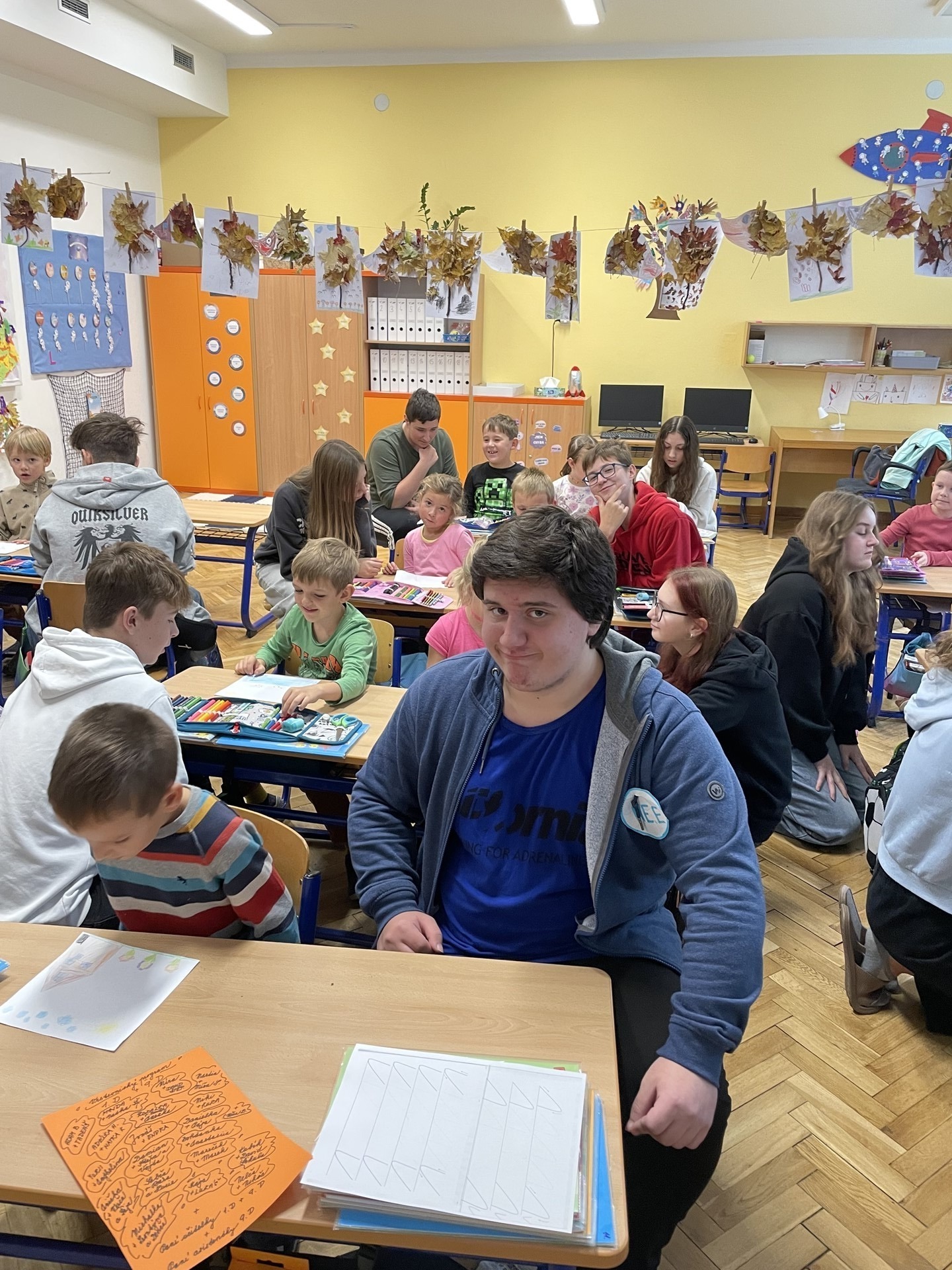 Vrstevnický program 9.D a 1D, 2. setkání před pasováním na školáka