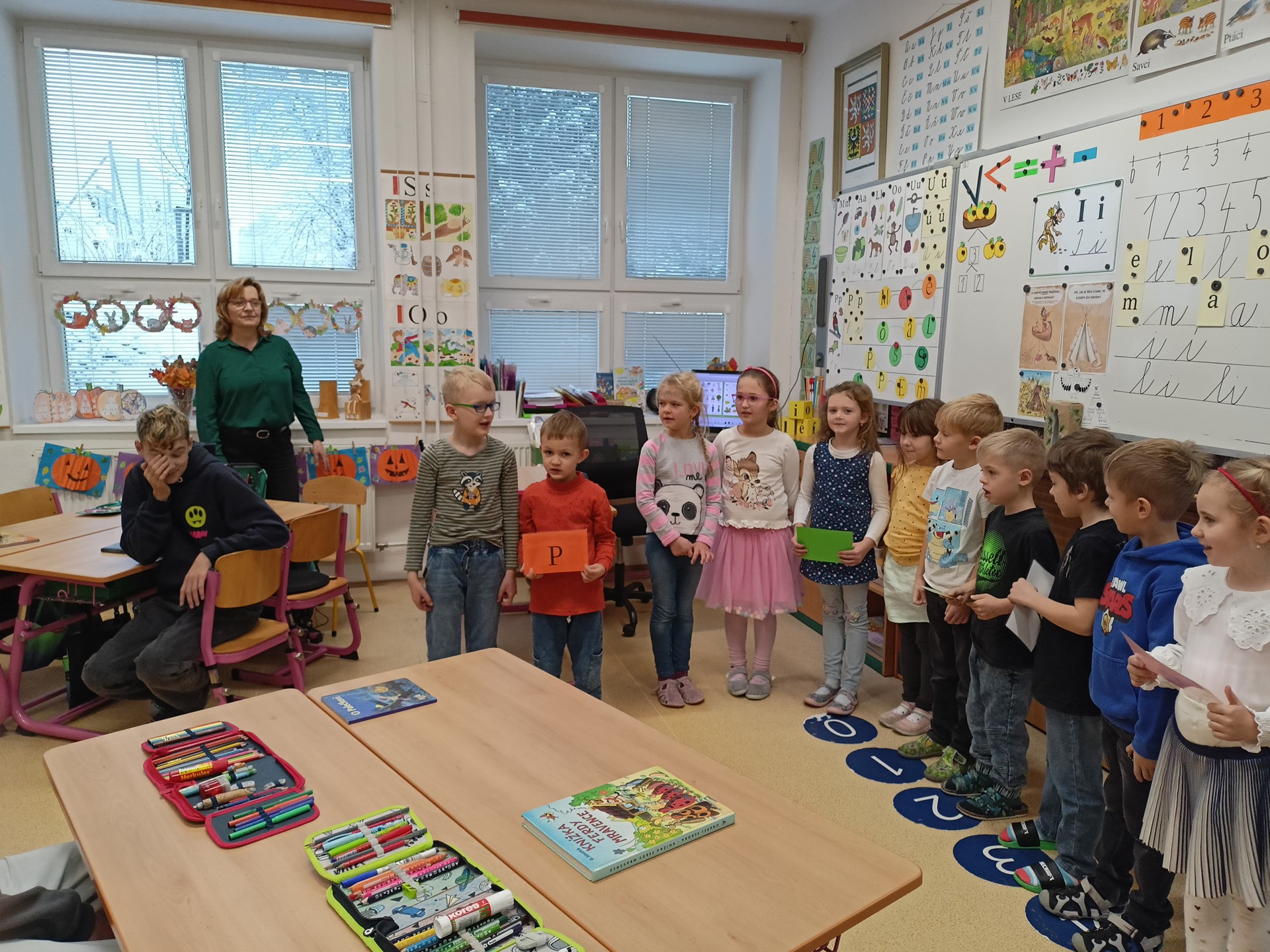 Otevírání slabikáře 1.B + 9.B