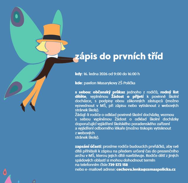 Zápis do prvních tříd