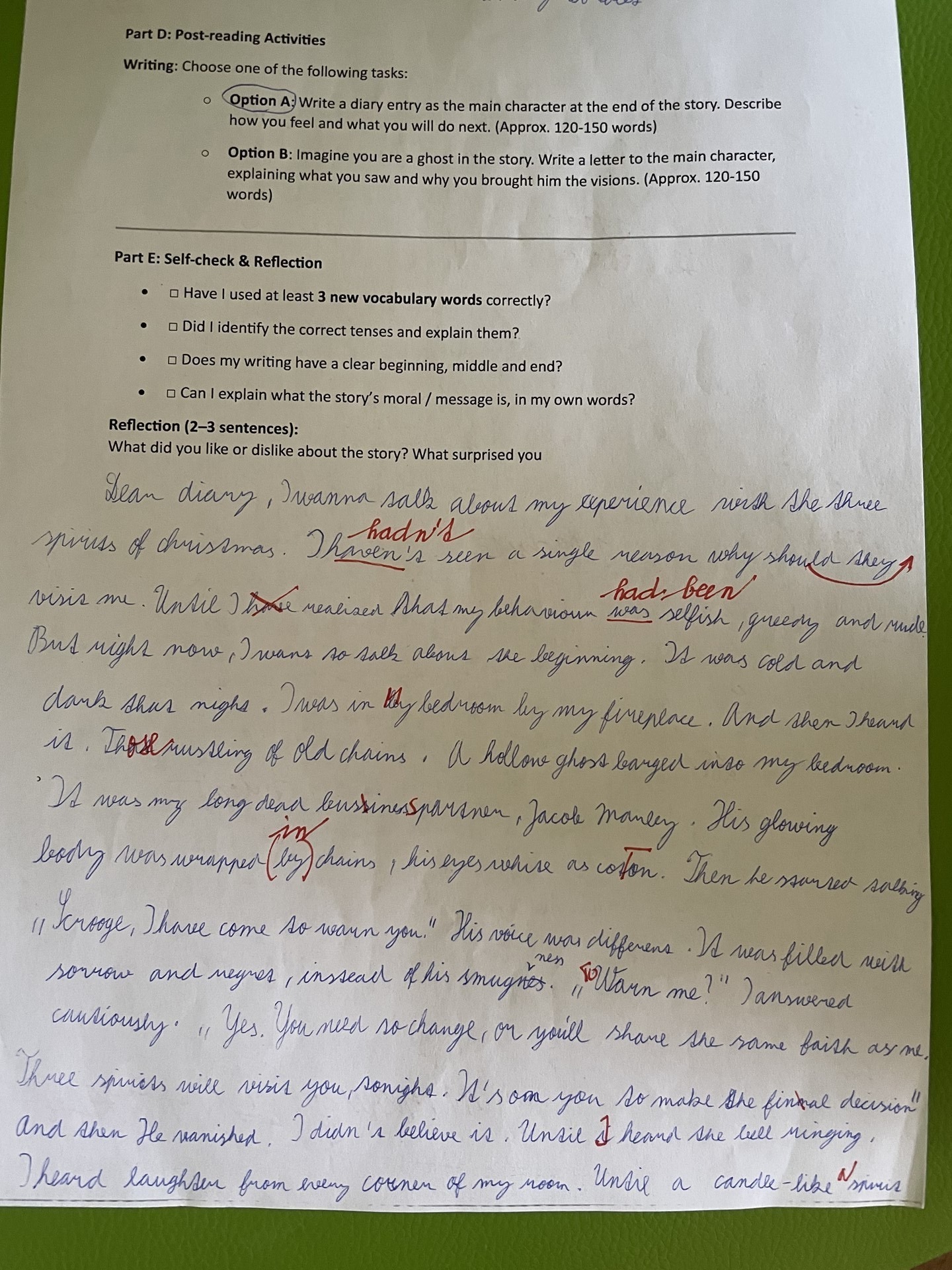 Vánoční ladění s Charlesem Dickensem v 9. D