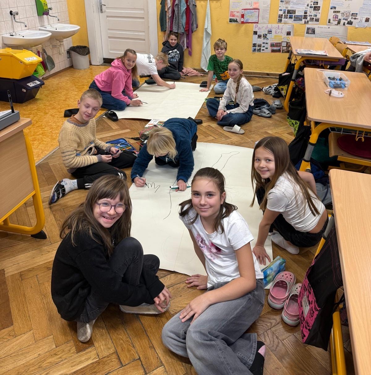 Páťáci v roli záchranářů