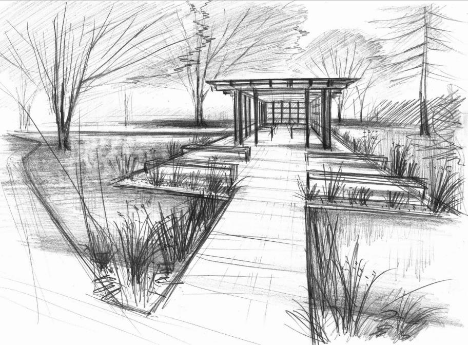 Venkovní učebna Masarykovy základní školy Polička