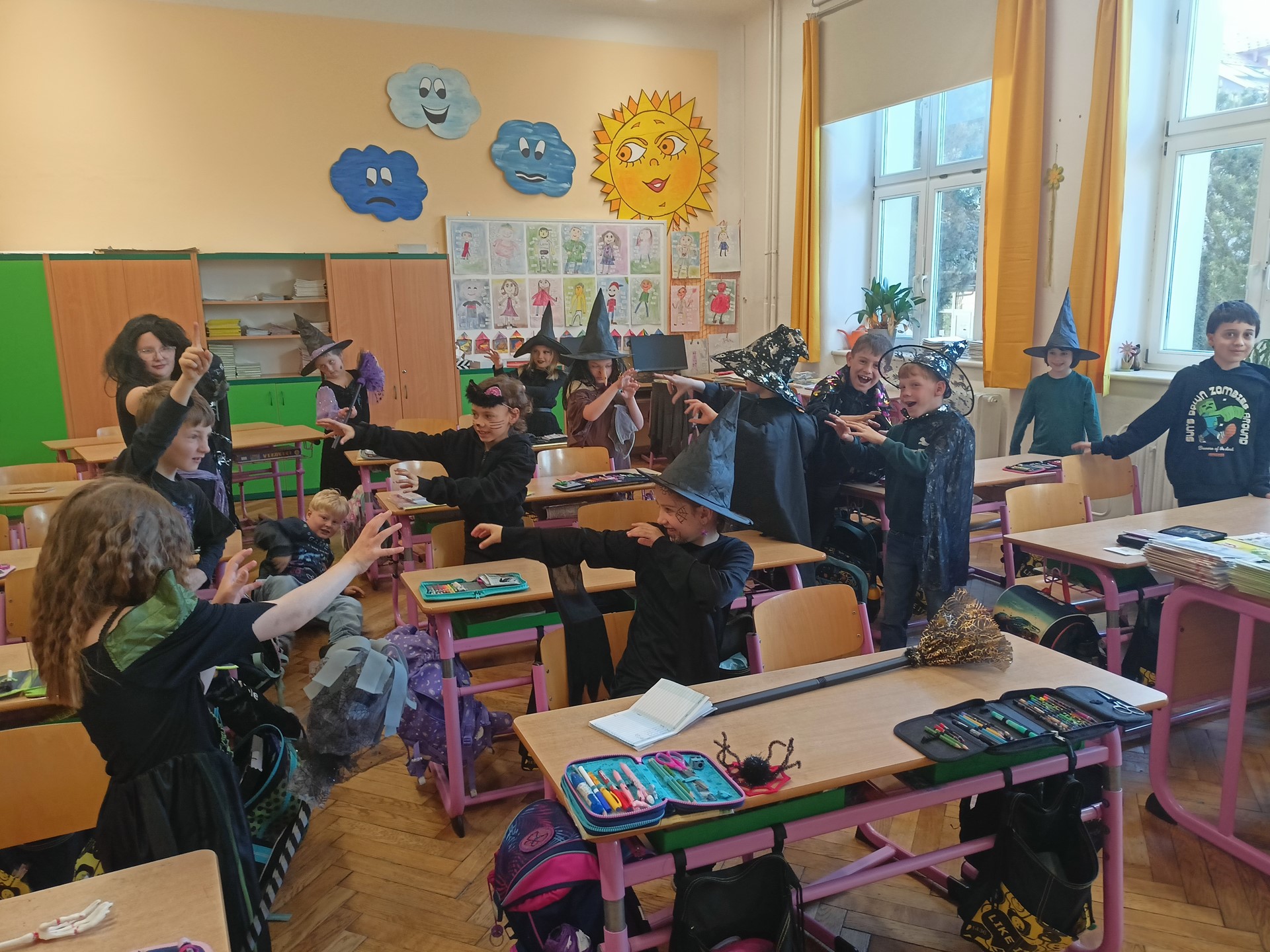 Čarodějnický rej aneb třída jako v Bradavicích