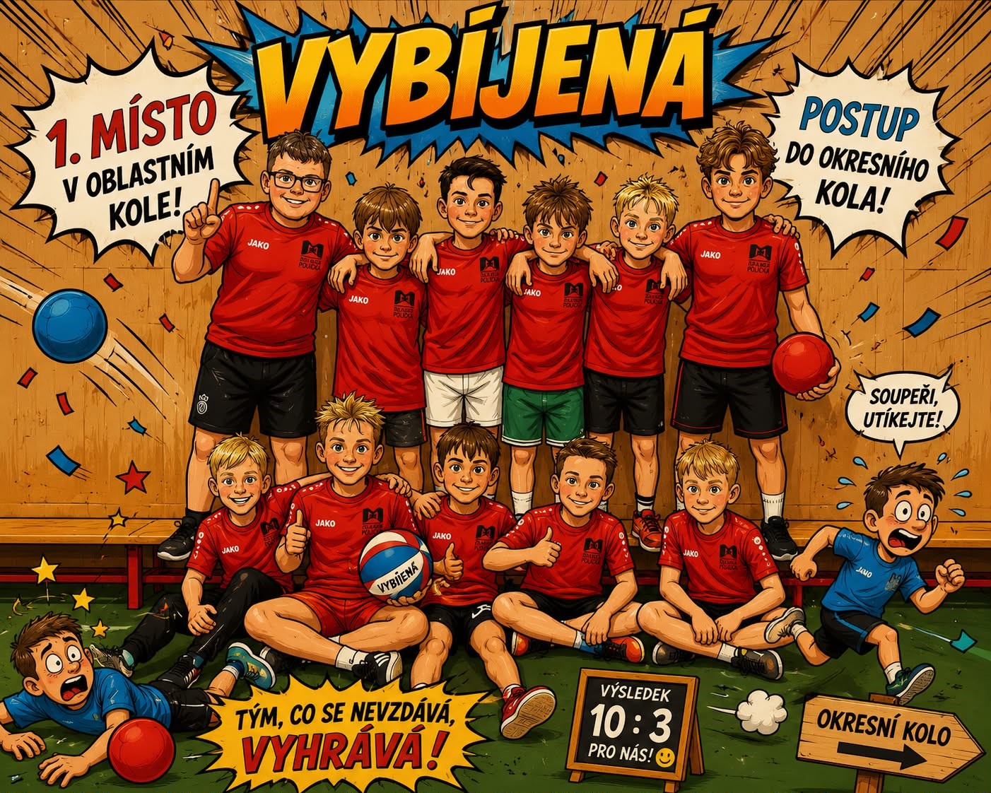 Oblastní kolo ve vybíjené žáků a žákyň 4-5. tříd