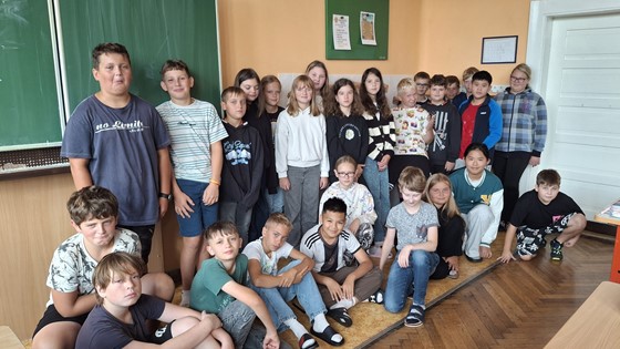 Náš první den ve škole