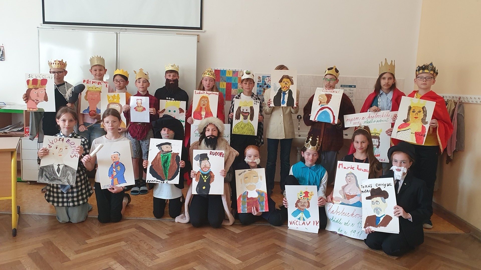 5. B na procházce českou historií